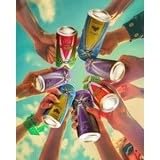 Ripp It Energy Drink Variety Pack - 24 Cans of 16 fl oz Each - Assorted Flavors for an Energy Rush (Power Energy)