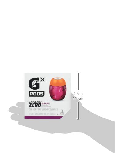Gatorade Gx Hydration System Non-Slip Gx Squeeze Bottles Or Gx Sports Drink Concentrate Pods - 4 count (Pack of 6)