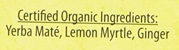 The Mate Factor Yerba Mate Energizing Herb Tea Lemon Ginger 20 Tea Bags (Pack of 3)