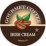 Irish Cream Flavored Coffee Pods - 100 Count Gourmet Single Serve Cups Compatible with Keurig Brewers - Smooth Creamy Medium Roast