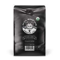 Devil Mountain Coffee Black Label Dark Roast Ground Coffee Strong High Caffeine Coffee Grounds USDA Organic Fair Trade Gourmet Artisan Roasted Strongest Coffee in the World 80 oz Bag