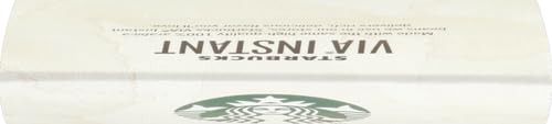 STARBUCKS VIA VERANDA BLEND MIX INSTANT COFFEE CAFFEINE PACKETS IN BOX 1.4 OZ - 0762111953321