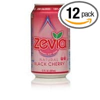 Zevia Natural Black Cherry Diet Soda ( 4x6/12 OZ) ( Value Bulk Multi-pack)12