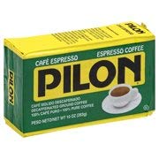 Café Pilon Decaffeinated Espresso Ground Coffee 10-Ounce (Pack of 5)