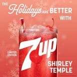 7UP Shirley Temple Pomegranate and Cherry Soda Limited Edition Caffeine-Free 12 FL OZ Cans 12 Pack