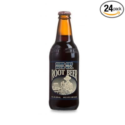 Sioux City Root Beer - 12 oz (24 Glass Bottles)