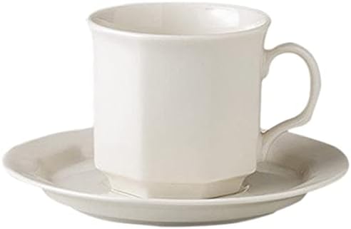 せともの本舗 Set of 5 Octagonal Coffee C/S 6.5 fl oz (195 cc) 10.4 oz (295 g) Coffee C/S Hotel Restaurant Cafe Western Tableware Restaurant Commercial Use For Guests