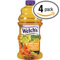 Welch's Juice 64oz Bottle (Pack of 4) Choose Flavor Below (White Grape 100% Juice)