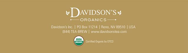 Davidson's Organics Moringa Strawberry Rose 100-count Individually Wrapped Tea Bags
