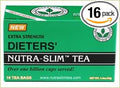 Three Boxes of 16 Tea Bags Regular Strength Dieters' Nutra-slim Tea Triple Leaves Brand