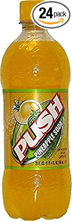 Push Pineapple Soda 20 oz 24 Units