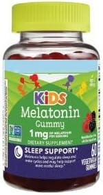 SEDLAV Kids Melatonin Dietary Supplement Gummies Raspberry 1 mg 60 Count