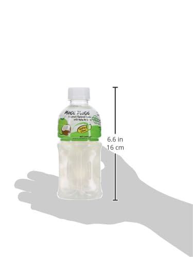 Mogu Flavored Juice with Nata De Coco Coconut 10.82-Ounce (Pack of 36)