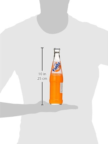 Mexican Fanta Orange Glass Bottle 12 fl oz 24 Pack
