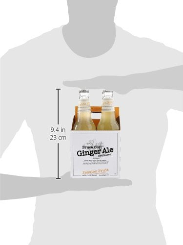 Bruce Ginger Ale Unfiltered Passion Fruit with Yellow Ginger 4 ct