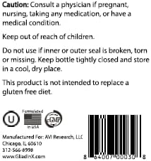Digestion of Gluten Scientifically Proven Support for Strict Gluten-Free Diets for Celiac Disease and Gluten Intolerance Celiac Safe Supplements – 90 Capsules