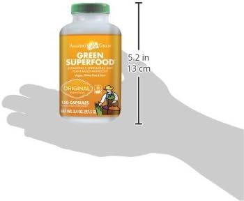 Amazing Grass Greens Blend Superfood Capsules: Super Greens with Organic SpirulinaChlorellaBeet Root PowderDigestive Enzymes &amp Probiotics150 Capsules (Packaging May Vary)(Pack of 2)