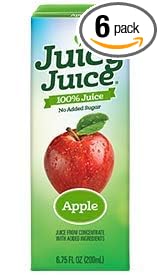 Juicy Juice 100% Apple Juice (Pack of 6)