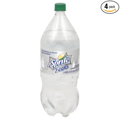 Sprite Zero Soda Lemon-lime 2 Liter (Pack of 4)