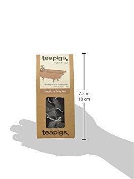 Teapigs Chocolate Flake Herbal Tea Bags Made With Whole Tea Leaves Natural Ingredients Non-GMO Guilt-Free Sweet Blend – 90 Count (6 Packs of 15 Teabags)