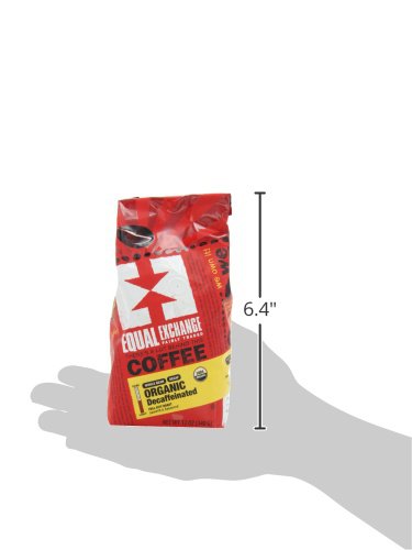 Equal Exchange Organic Whole Bean Coffee Decaf 12-Ounce Bag (Pack of 3)