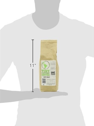 Tiny Footprint Coffee - Light Roast Signature Blend | Carbon Negative | USDA Organic | 16 oz. Whole Bean Coffee (Pack of 2)