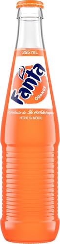 Mexican Fanta Orange Glass Bottle 12 fl oz 24 Pack