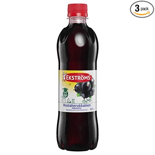 Ekstroms concentrated juice 0.5L blackcurrant (SET OF THREE)