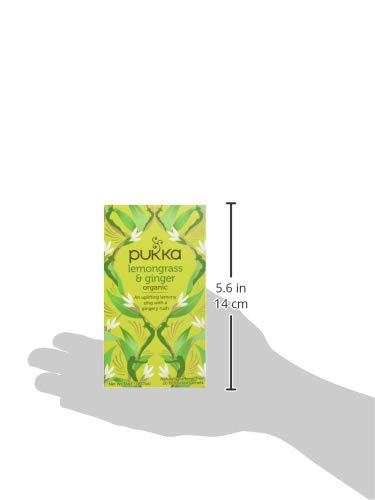 Pukka Tea Herbal Lemongrass Ginger Organic 1.27 Ounce