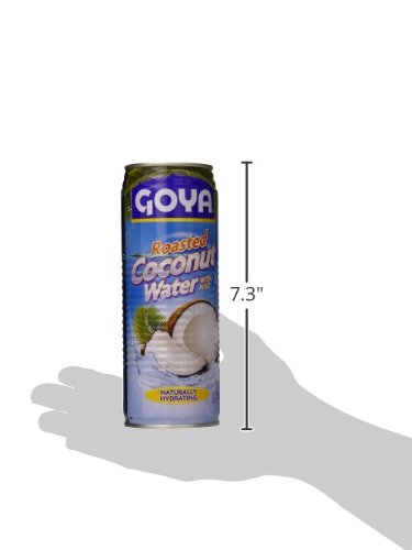 Goya Roasted Coconut Water 17.6 Ounce (Pack of 24)