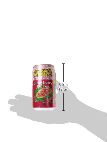 Aloha Maid Natural Strawberry Guava 11.5 Fluid Ounce Pack of 6