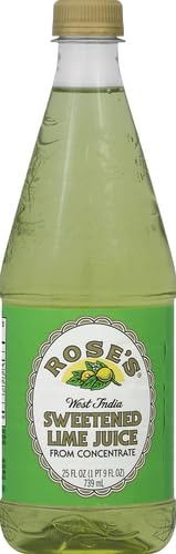 Rose's Sweetened Lime Juice 25 Fl Oz Bottle