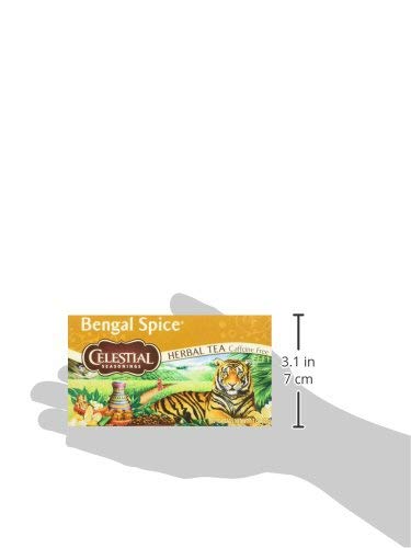Celestial Seasonings Herbal Tea - Bengal Spice - Caffeine Free - 20 Count (Pack of 6)