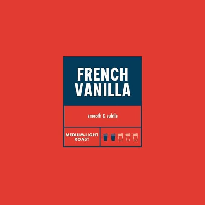 Boyd's French Vanilla Ground Coffee 5/2.5oz Pre-Portioned Packets - 12.5oz Total - Smooth and Subtle