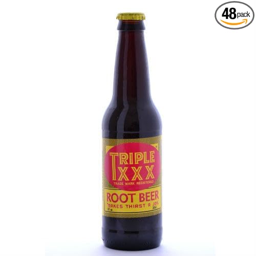 Triple XXX Root Beer - 12 oz (48 Glass Bottles)