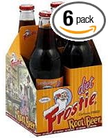 Frostie Soda Diet Root Beer (Pack of 24 Bottles)