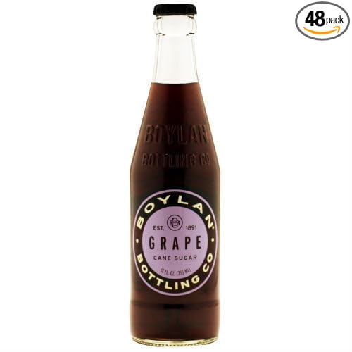 Boylan Grape Soda - 12 oz (48 Glass Bottles)