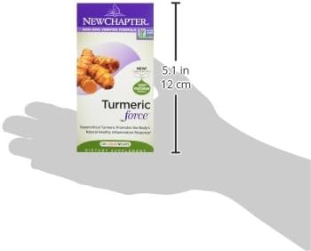 New Chapter Turmeric SupplementDailyHeartBrain&ampHealthy Inflammation SupportSupercritical Turmeric Curcumin Means No Black Pepper NeededNon-GMOGluten Free – (4 Month Supply)120 Count (Pack o