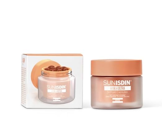 SUNISDIN - Daily Skin Care Antioxidant Supplement with Vitamin E and A - 30 Softgel Capsules