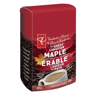President's Choice The Great Canadian Maple Flavoured Ground Coffee 250g/8.8 oz.(3 Pack) (Imported from Canada)