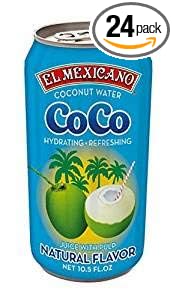El Mexican Elmex Coconut Water 10.5 oz (Pack Of 24)