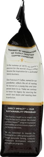 Don Francisco's Premium Vanilla Nut Medium Roast Ground Coffee - 100% Arabica Beans Perfect for Drip Pour Over and French Press - Carefully Sourced Family-Crafted Since 1870 (12 oz Bag)