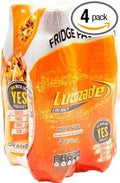 Lucozade Orange 4 PK (380ml) (12.8 fl oz) Fridge Pack Imported from Ireland