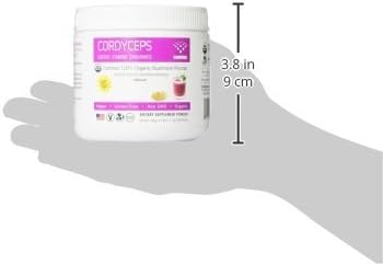 Om Organic Mushroom Superfood Powder Cordyceps 100 Servings Energy and Endurance Support Supplement 7.05 Ounce (Pack of 1)