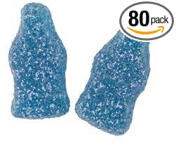 Gustaf's Small Blue Raspberry Soda Bottles (2.2Lb(1kg))