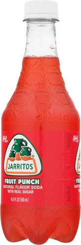 Jarritos Mandarin Soda Plastic Bottle 16.9-Ounce (Pack of 24)
