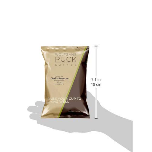 Wolfgang Puck Coffee Chef's Reserve Decaf 2.5 ounce Portion Packs 18 count