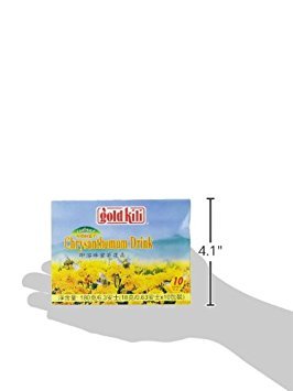 Gold Kili Instant Chrysanthemen Drink with Honey 10-Count Packets 6.3 Ounce (Pack of 4)