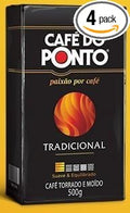 Cafe Do Ponto Coffee Tradicional 17.6-Ounce Packages (Pack of 4) by BRCOFFEE®