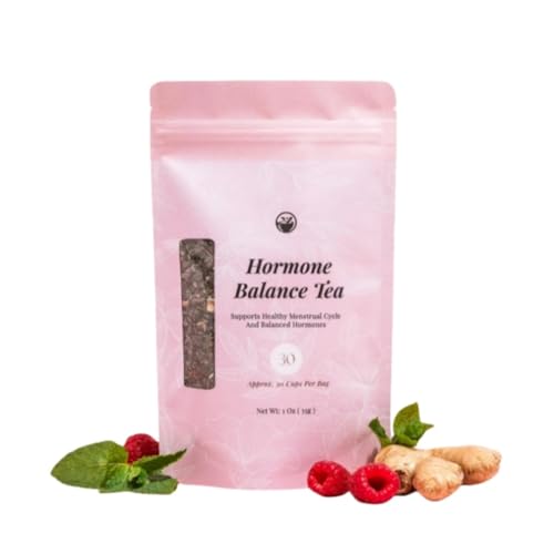 Herbal Tea for Hormone Balance - Organic Loose Leaf Tea for Women’s Wellness Spearmint Flavor (35g)